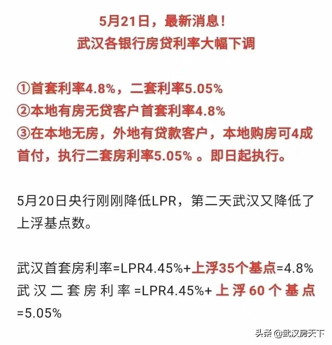 (武汉取消限购)武汉楼市大招不断!多区取消限购 首套利率4.8 多孩家庭可购三套  第3张