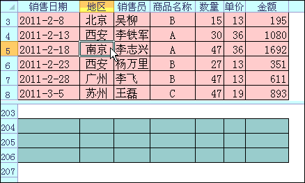 (excel冻结前两行)Excel同时冻结首行和尾行的技能,不学一定会后悔 第2张 (excel冻结前两行)Excel同时冻结首行和尾行的技能,不学一定会后悔 第2张