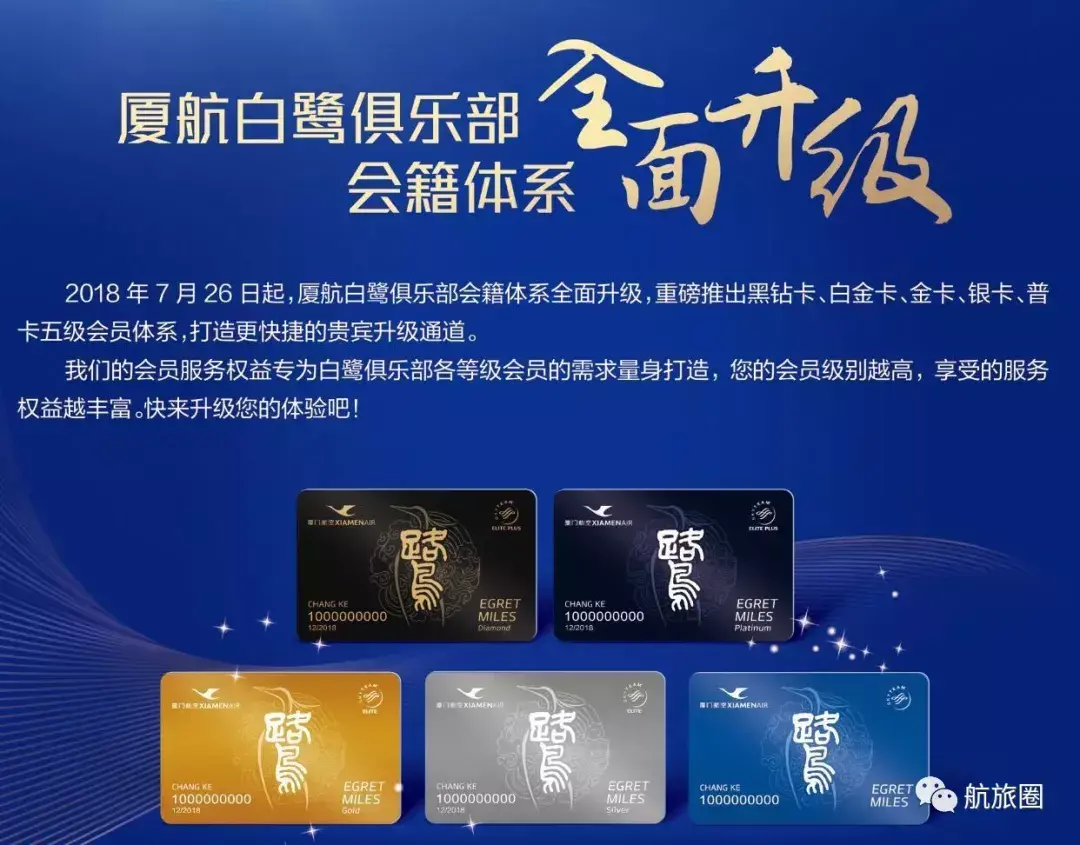 (国航白金卡)厦航生日送国内唯一黑钻卡!到底比白金卡好在哪里?  第2张