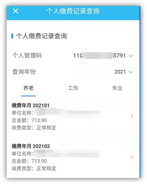 如何查询养老保险缴费明细(怎么查养老保险交了多少年)  第1张