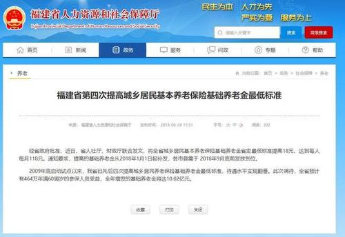 福建居民养老保险(福建居民养老保险客服电话)  第1张
