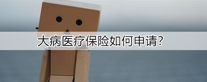 大病保险怎么申请(新农合大病保险怎么申请)  第1张