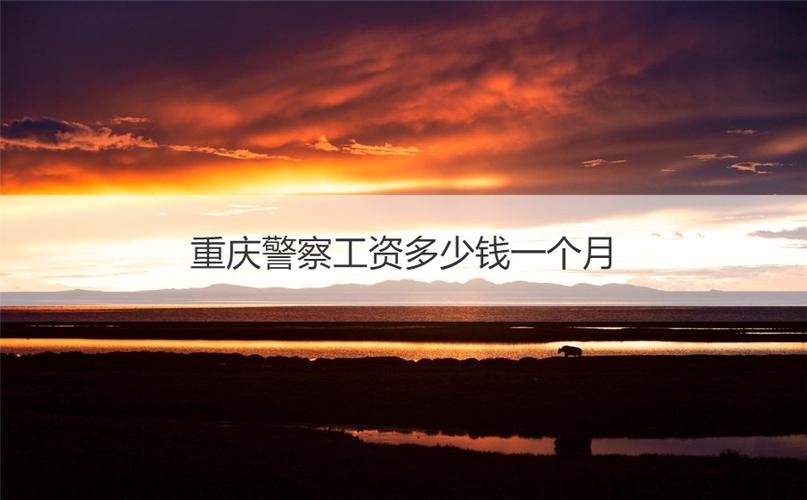 警察工资,警察工资高吗  第1张