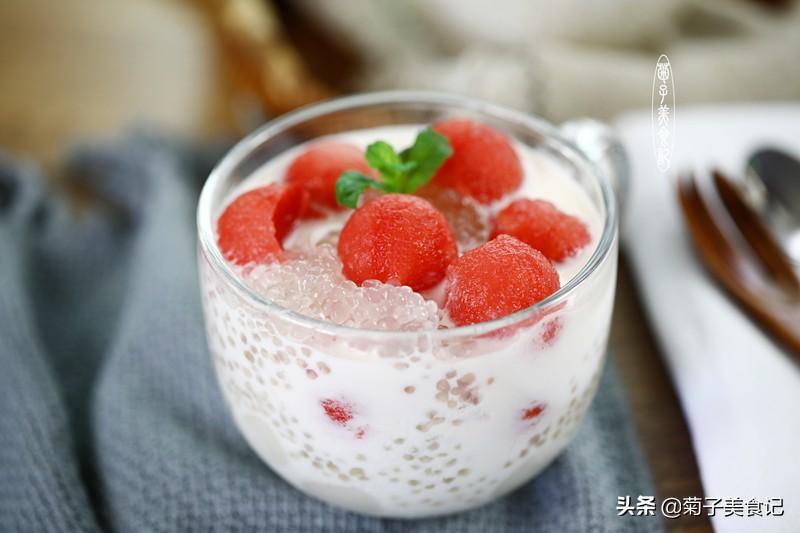 (西米露甜品怎么做)西米露的六种餐前做法，爽口开胃，年夜饭的诱人甜品，值得收藏  第2张