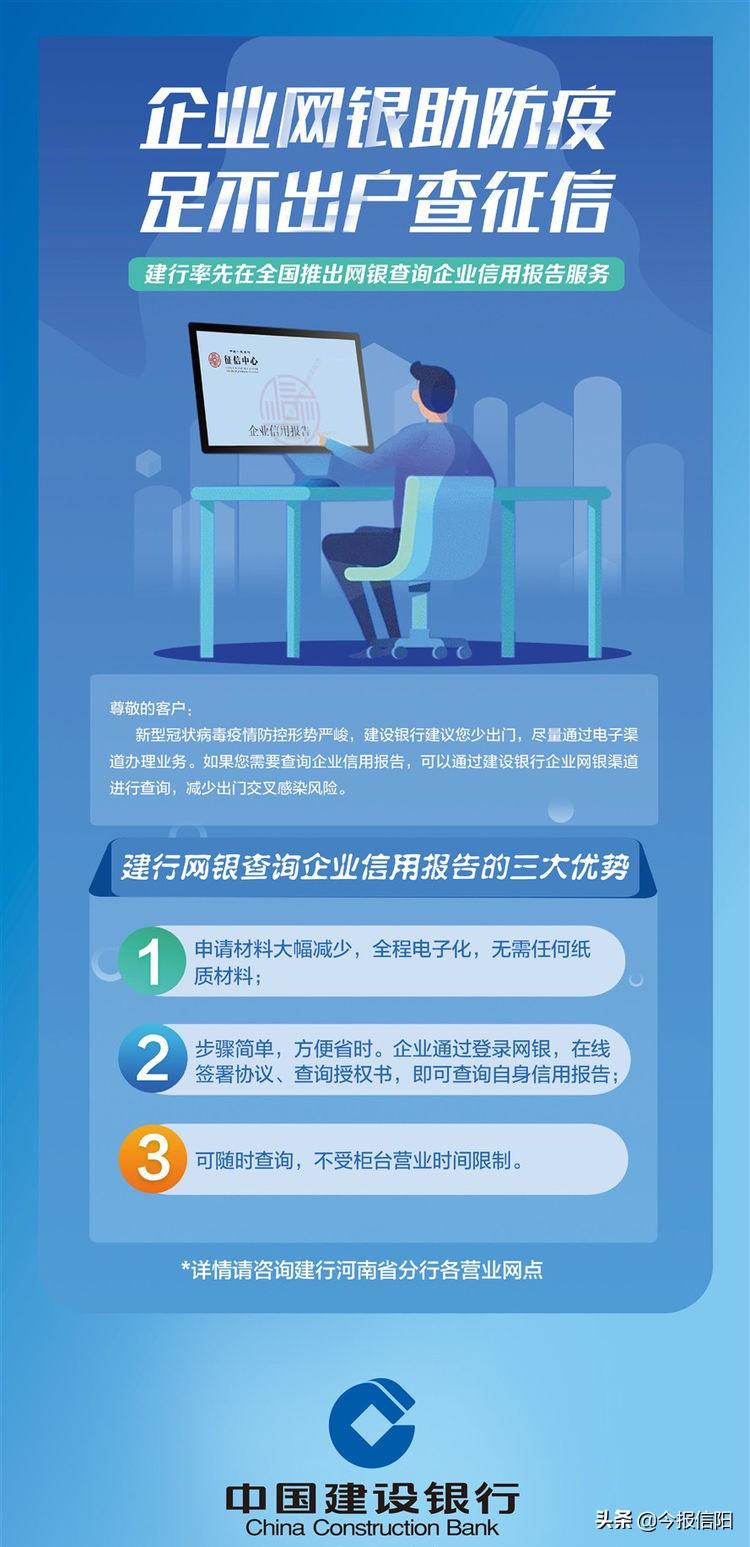 登陆建行企业网银可线上查询企业信用报告(建行企业银行登录)  第3张