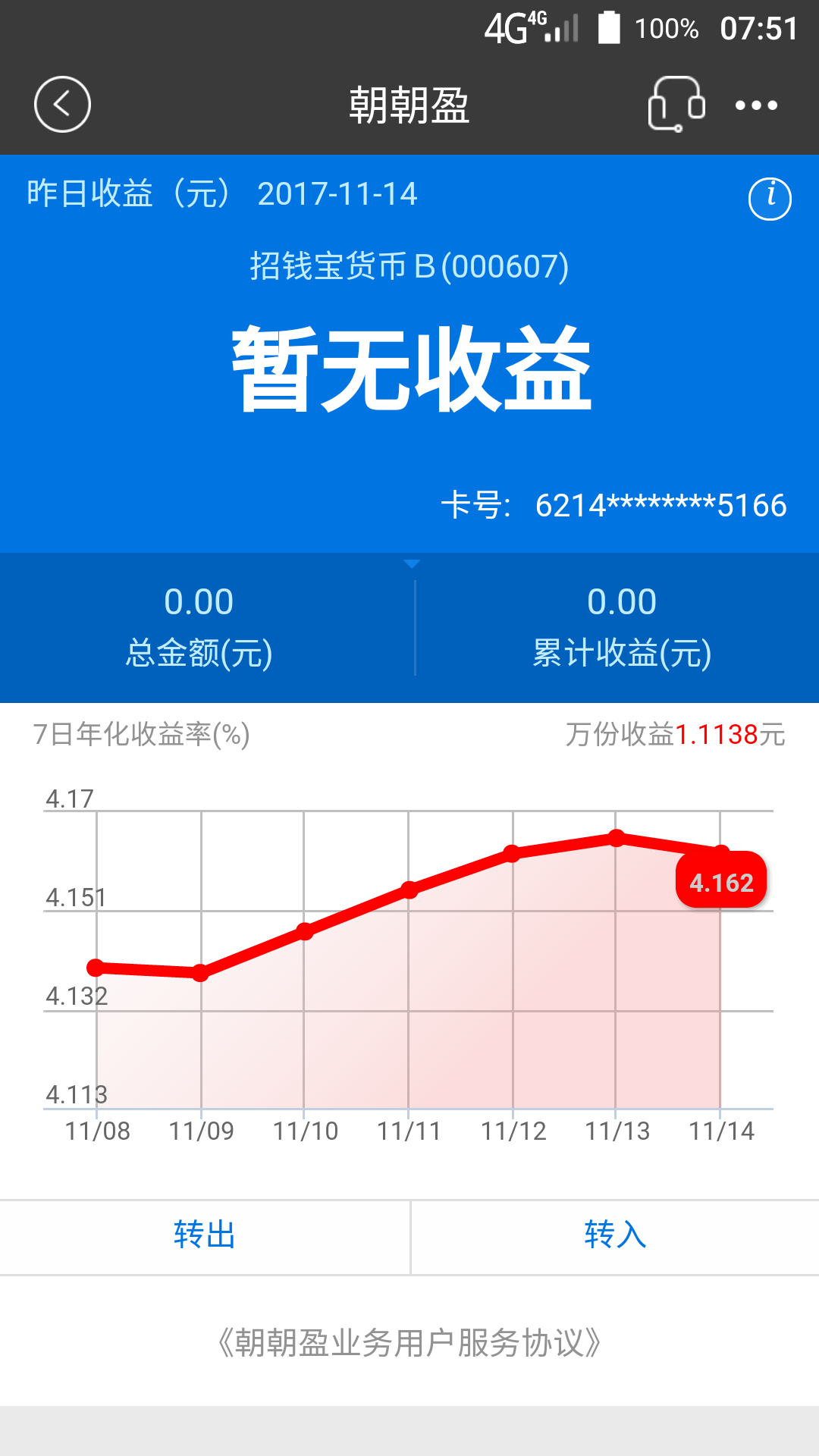 (招行朝朝盈)比支付宝里的余额宝和余利宝收益更高的存在!那就招行的朝朝盈!  第1张