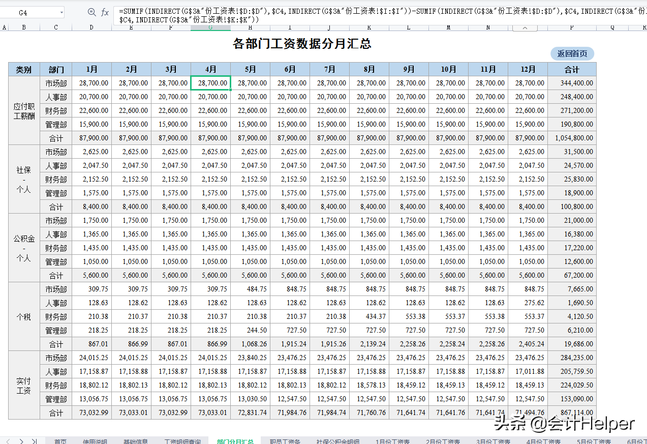 (工资管理系统)最新工资薪酬管理系统，新个税社保自动计算，自动生成工资条  第7张