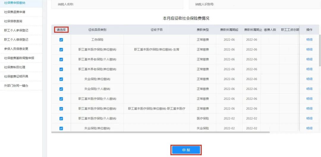 (电子社保卡怎么交费)电子税务局操作之社会保险费申报缴费  第5张