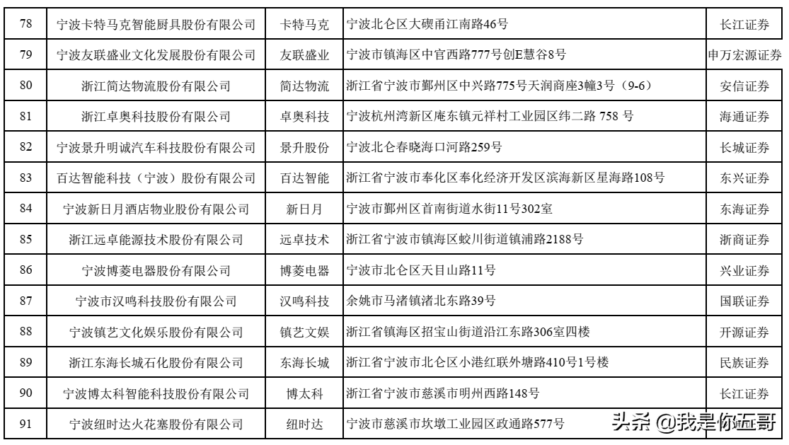 (新三板上市公司)宁波市91家新三板上市公司介绍  第3张