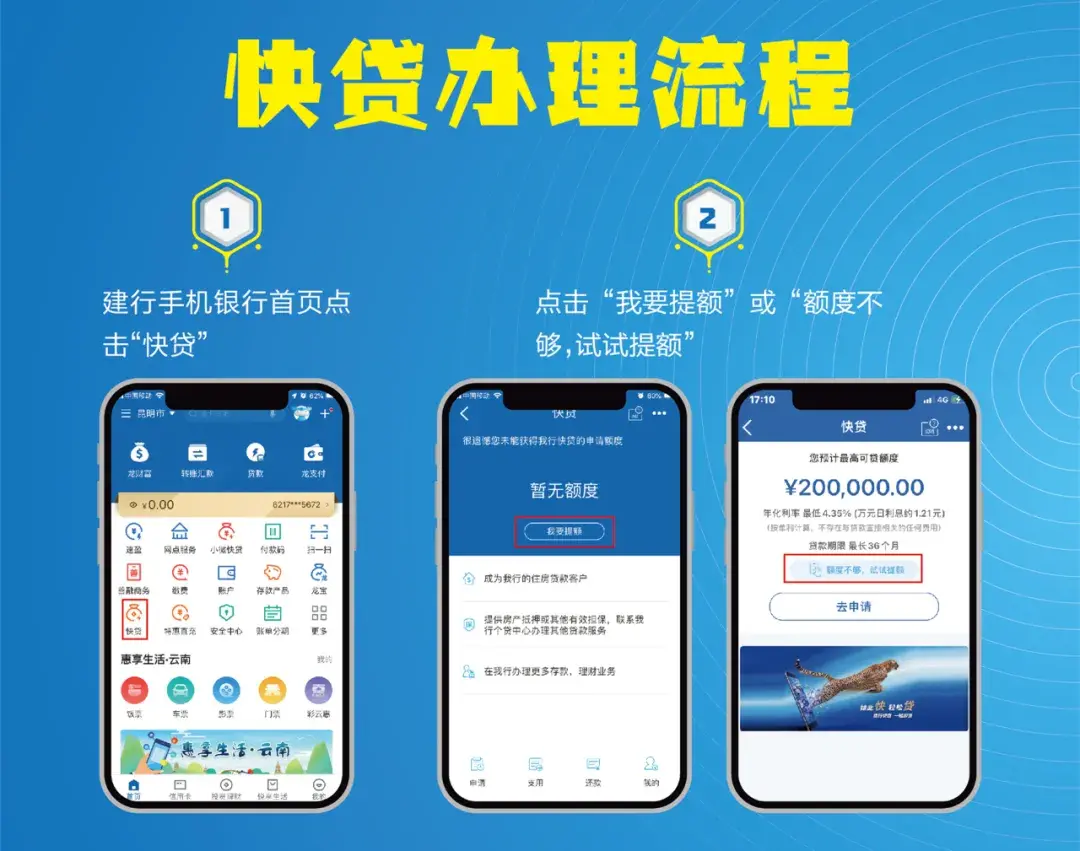 (建行快贷需要什么条件)速戳→随用随支、随借随还，建行“快贷来袭”  第4张