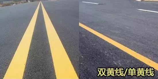 (黄白线指的是什么)车主必看 | 马路上的这几条线还分不清?一分钟看懂路面标线!  第2张