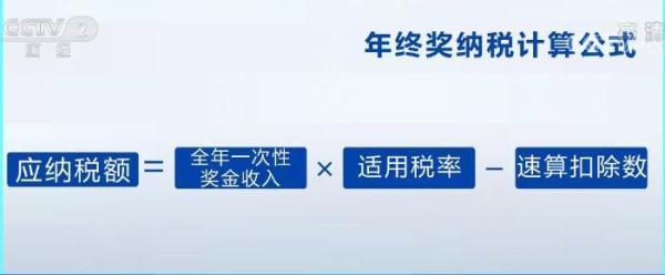 (年终奖一般扣多少税)你的年终奖，个税交多少?这儿有一个公式，算一算  第1张