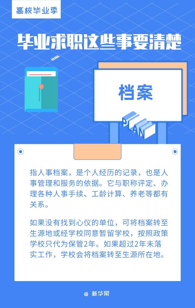 (就业推荐表)就业推荐表、三方协议、档案……毕业求职要了解这些知识点  第4张