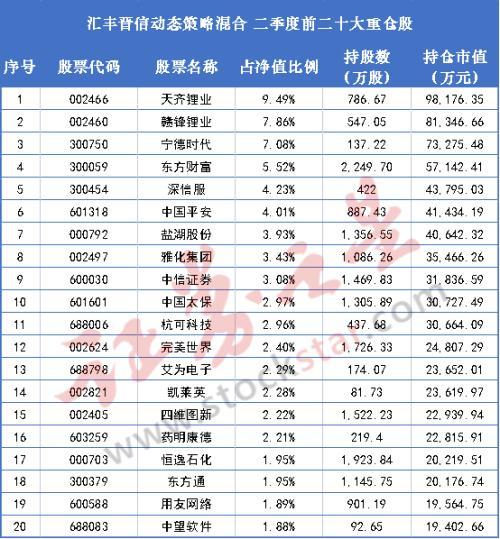 机构重仓,机构最新重仓股曝光 第3张 机构重仓,机构最新重仓股曝光 第3张