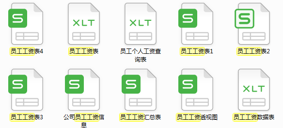 (工资表格)帮你整理好了，超实用的员工工资核算表格汇总，分分钟学会  第6张