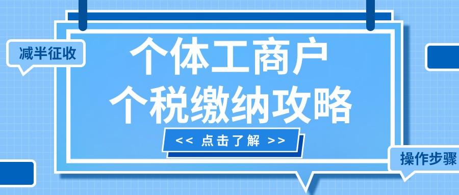 (个体工商户如何纳税)个体工商户个税咋缴纳?详细攻略来解答  第1张