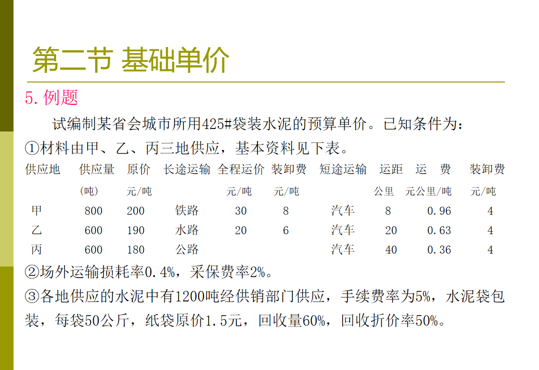 (工程预算定额)中建建筑工程预算定额讲解:59页PPT图文并茂，最慢一周可学会  第5张