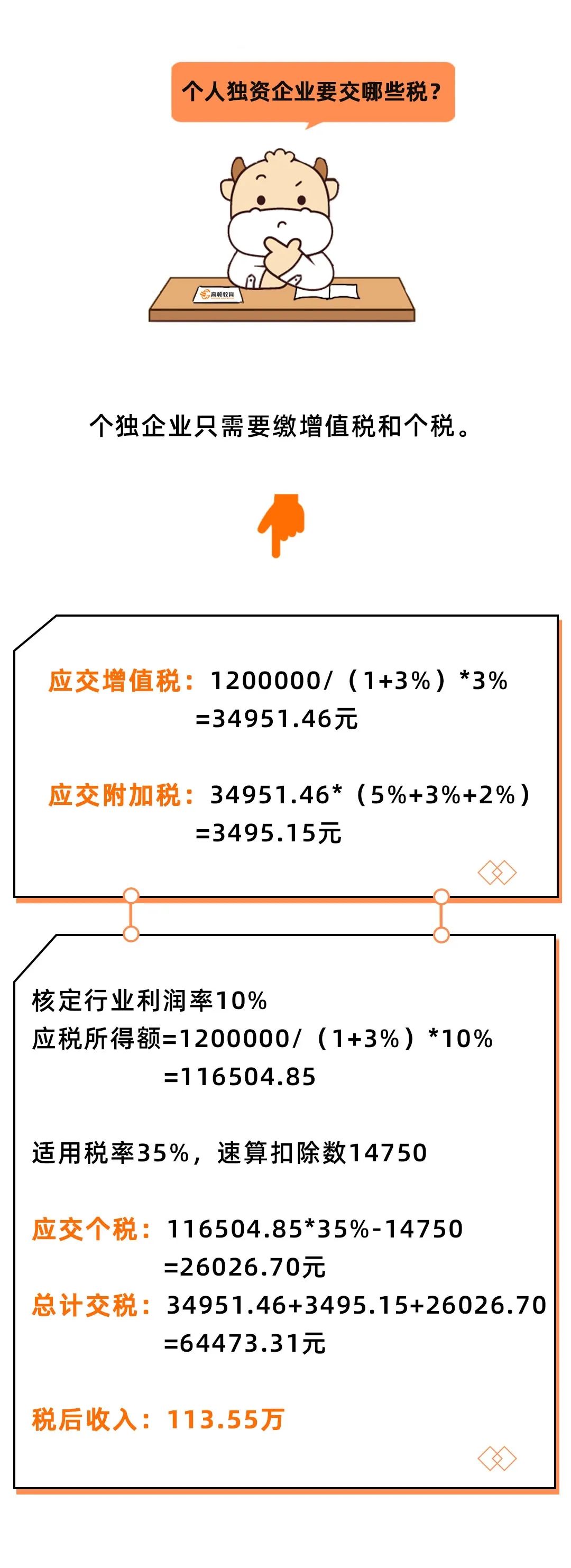 (收入一百万要交多少税)100万的收入要交多少个人所得税?  第14张
